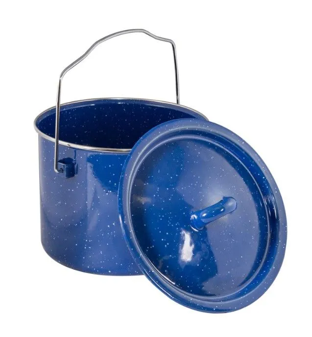 ENAMEL STRAIGHT POT- 3.2 QT